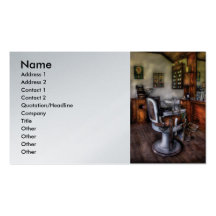 Barber - The Barber Chair Business Card