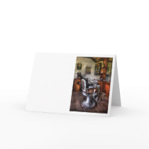 Barber - The Barber Chair Greeting Card