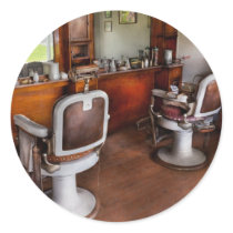 Barber - The Hair Stylist Round Sticker
