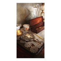 Barber - The morning ritual Custom Photo Card