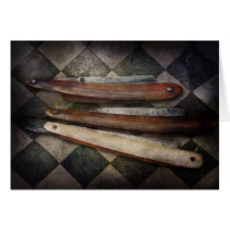 Barber - The Razor Greeting Card