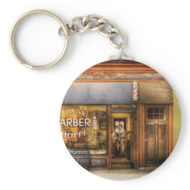 Barber - Towne Barber Shop Key Chains