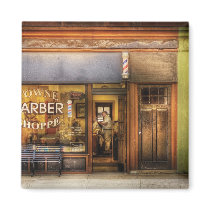 Barber - Towne Barber Shop Magnet