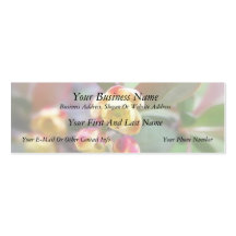 Barberry Flowers Business Card Template