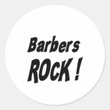 Barbers Rock! Sticker