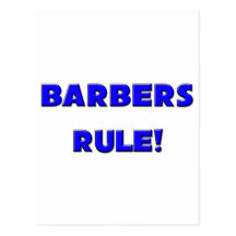 Barbers Rule! Postcard