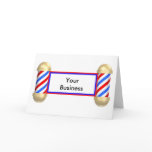 Barbershop scroll card