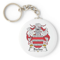 Barbes Family Crest Key Chain