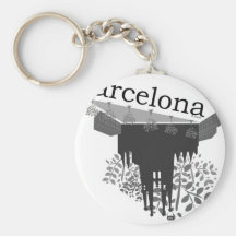 Barcelona Key Chain
