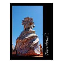 Barcelona, La Pedrera Postcard