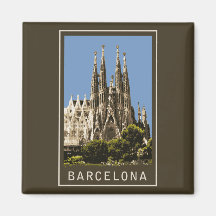 Barcelona Sagrada Familia Fridge Magnets
