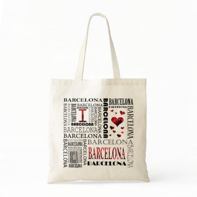 Barcelona Shopping Bag by dragonartz