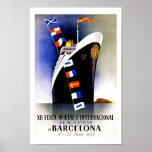 Barcelona Vintage Travel Posters