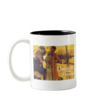 Barcelona Vintage Travel Poster Mugs