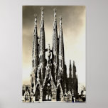 Barcelone, Sagrada Familia Affiche