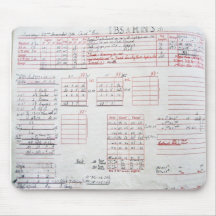 Barclay Perkins 1936 IBS RNS log Mouse Pad
