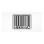 Barcode Accountant Personalized Photo Card