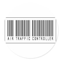 Barcode Air Traffic Controller Sticker