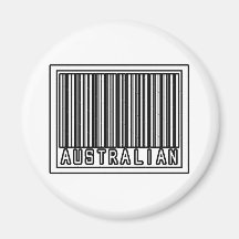 Barcode Australian Magnets
