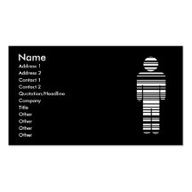 barcode boy business card template