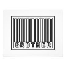 Barcode Brother Personalized Announcement