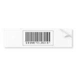 Barcode Cosmetologist Bumper Sticker