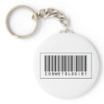 Barcode Cosmetologist keychains