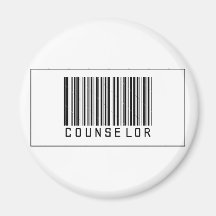 Barcode Counsellor Fridge Magnet