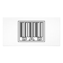 Barcode Dad Photo Cards