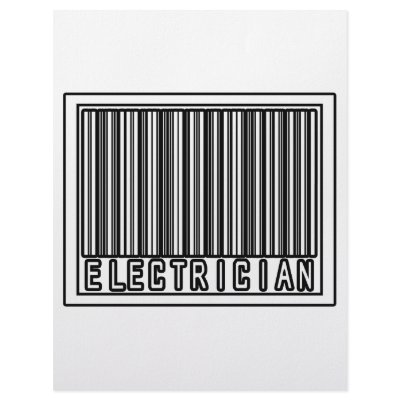 Barcode Electrician by Electrician_Shirts