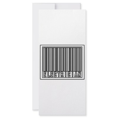 Barcode Electrician by Electrician_Shirts