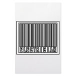 Barcode Electrician stationery