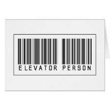 Barcode Elevator Person Cards