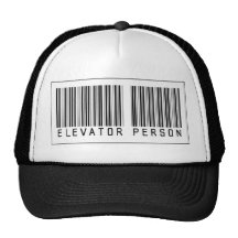 Barcode Elevator Person Hats