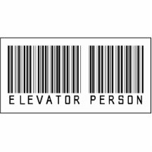 Barcode Elevator Person Photo Sculptures