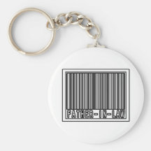 Barcode Father-In-Law Key Chains
