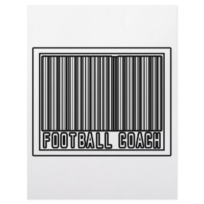 Barcode Football Coach by footballcoachshirts