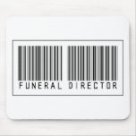 Barcode Funeral Director Mouse Pads