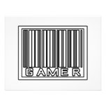 Barcode Gamer Personalized Announcement