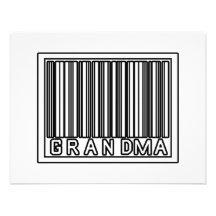 Barcode Grandma Invite