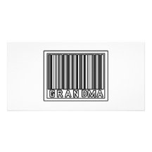Barcode Grandma Photo Cards