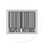 Barcode Graphic Designer Stickers