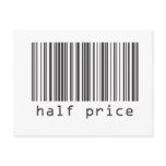 Barcode - Half Price Post Card