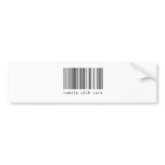 Barcode - Handle With Care bumper stickers