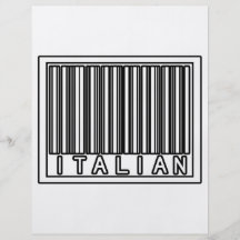 Barcode Italian Full Colour Flyer