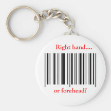 'Barcode' Keychain