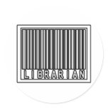 Barcode Librarian Stickers