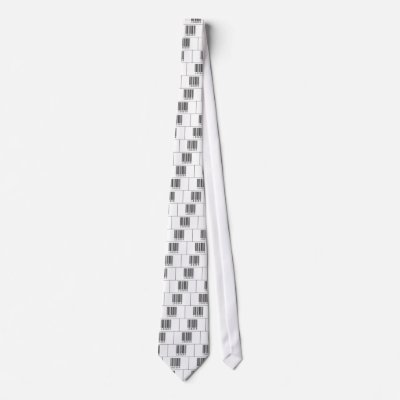 Barcode Logger Neck Tie by crazygoodstuff