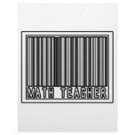 Barcode Math Teacher letterhead