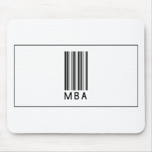 Barcode MBA Mouse Pads
